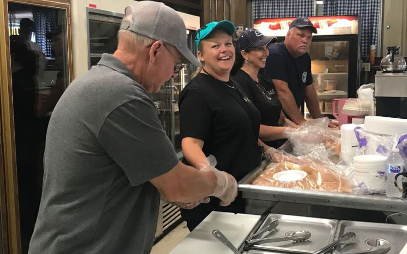 Raising Money for Firemen's Association