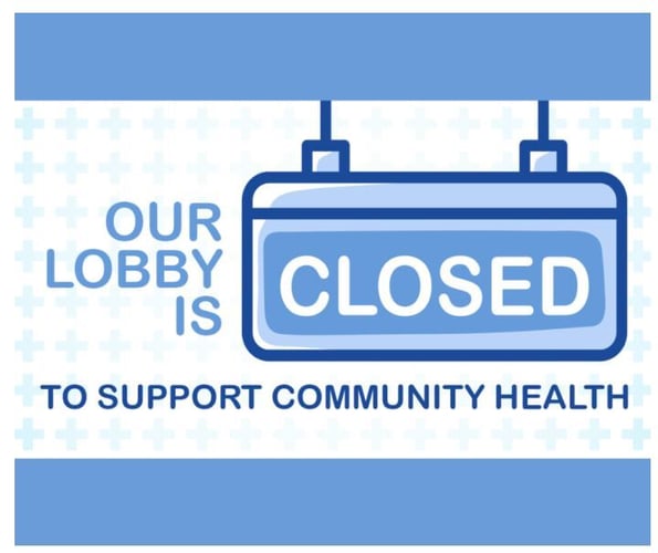 Lobbies Closed Through Feb. 12