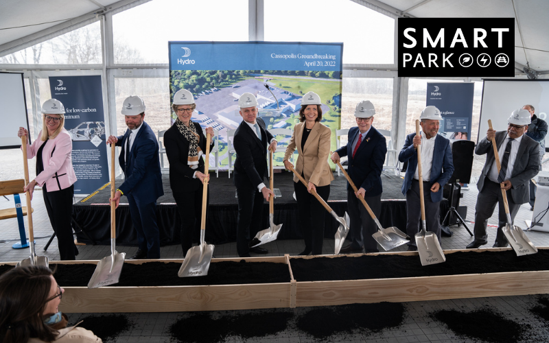 Hydro Breaks Ground at MEC's SMART Park