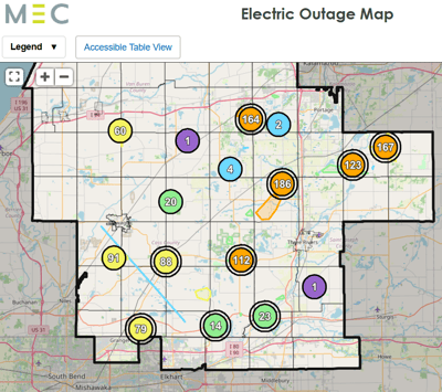 NEW outage dots