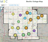 Outage Map Vector Reading Our Outage Map