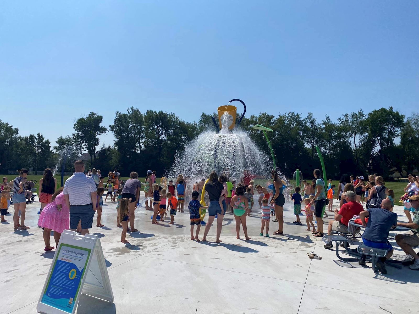 splash pad opening day