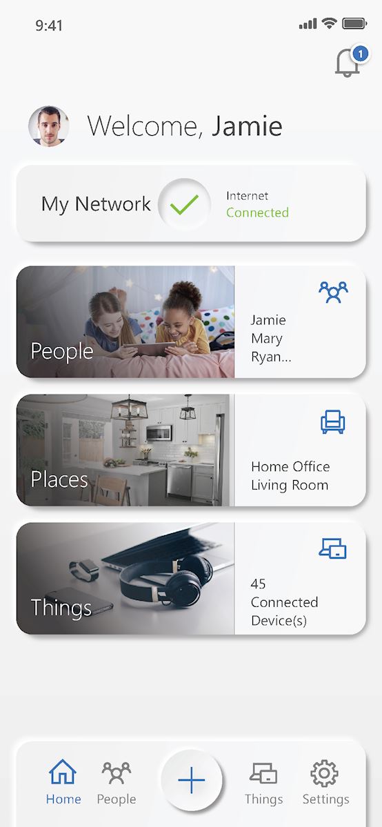Main dashboard