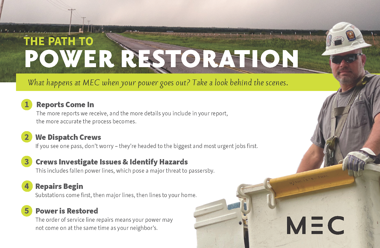 Path to Power Restoration