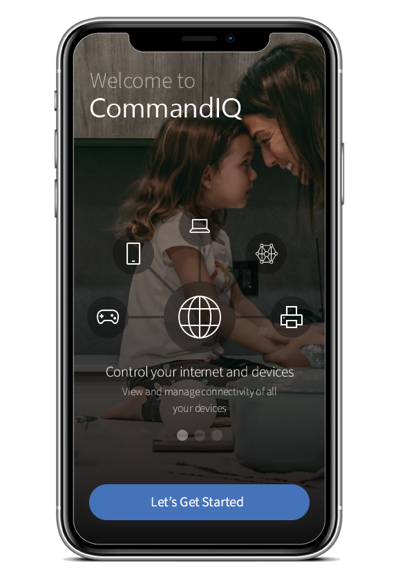 CommandIQ Welcome Screen