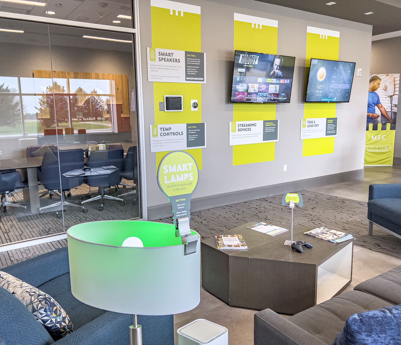 smart lobby living room