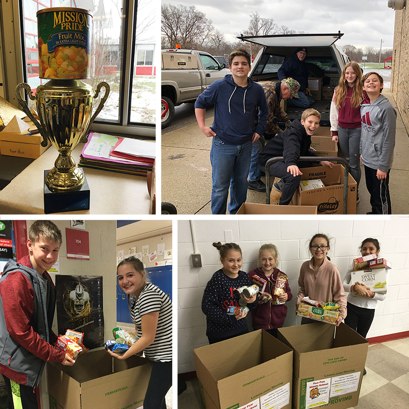 Paw Paw Community School District Food Drive