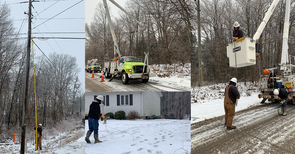 Crews working on outage restoration